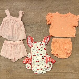 Misc Brands Newborn Summer Baby Outfit Bundle